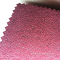 Micro suede backing wine microfibre synthetic leather
